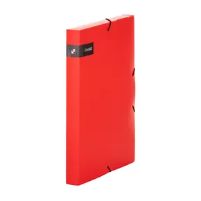 PP-Box mit Gummierung A4 Classic rot